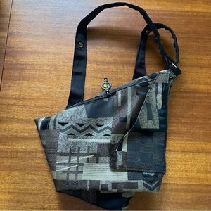 NWOT Carogi Carson Rogers Convertible Backpack Sling Bag Gray Khaki Tan Black